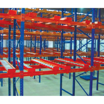 Heavy Duty Steel Push Back Pallet Shelving for Warehouse Storage